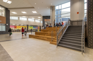 LaPorte Intermediate School and Kesling Campus_stairs