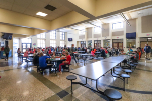 Daylight in George Rogers Clark Middle School Cafeteria