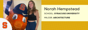 Nora Hempstead [School: Syracuse University, Major: Architecture]