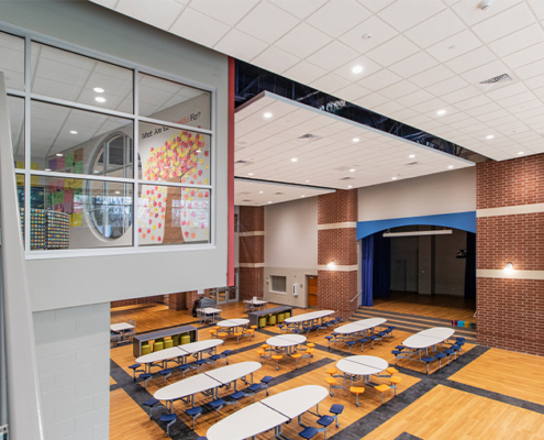 Slate Run Elementary School - Cafeteria to Media Center