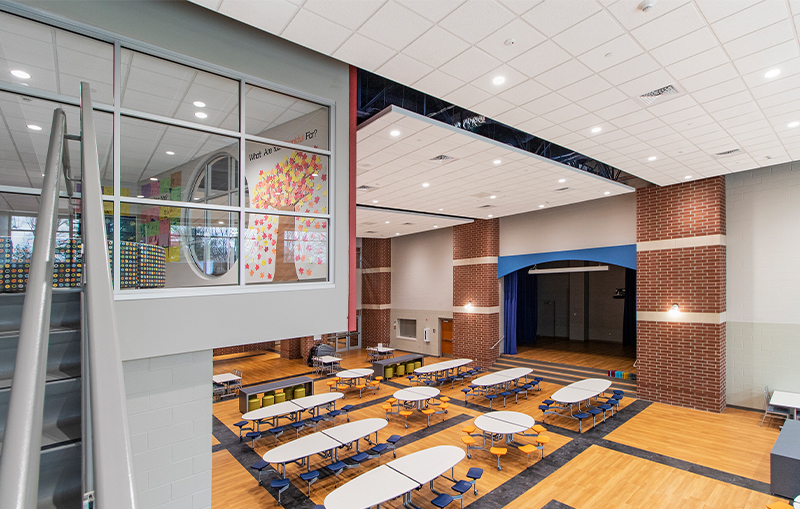 Slate Run Elementary School - Cafeteria to Media Center