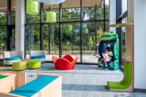 West Perry Library reading nook