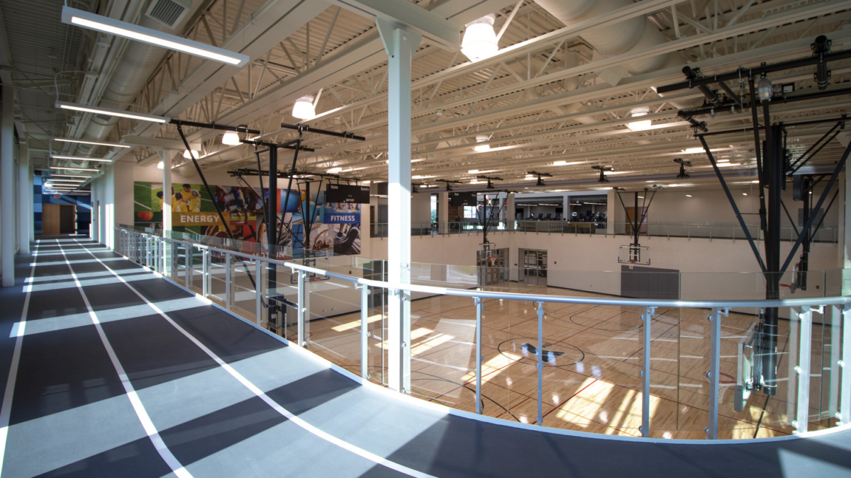 Gymnasium and walking track
