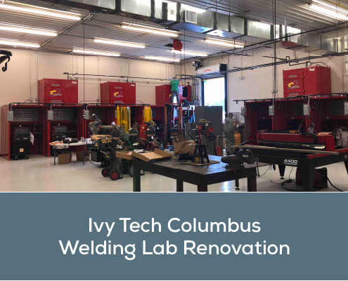 Ivy Tech Columbus Welding Lab Renovation