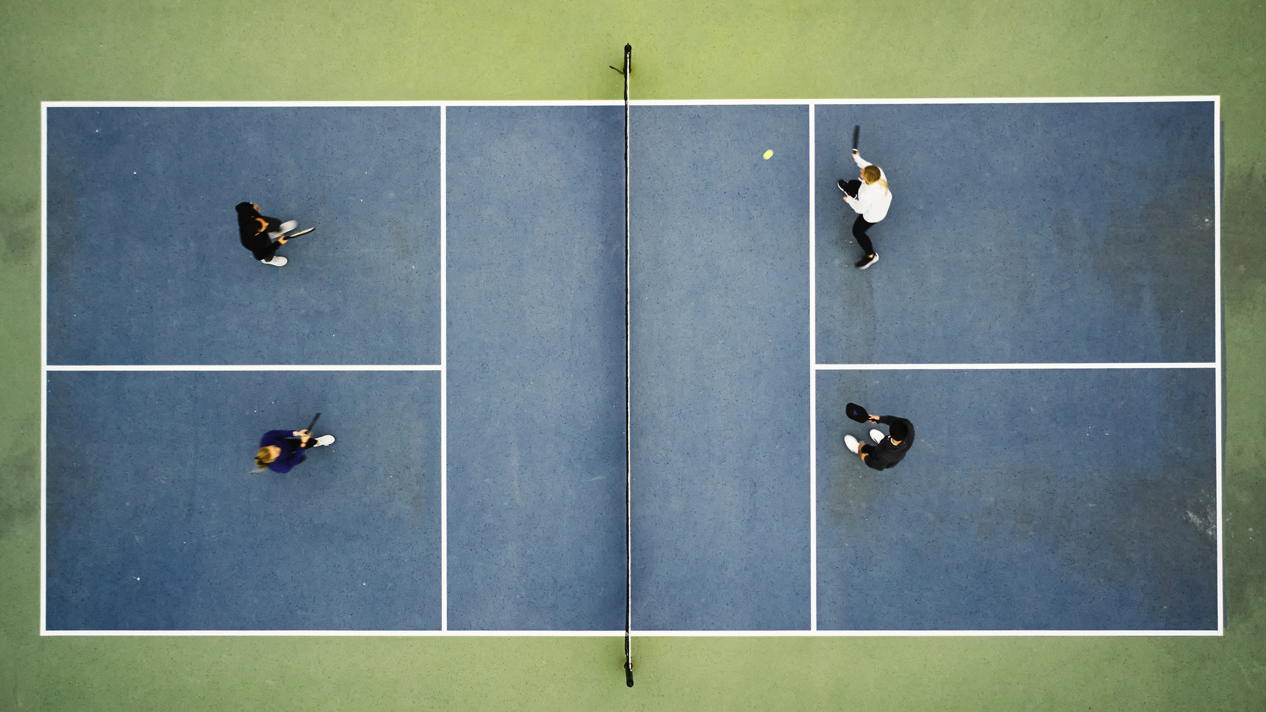 Pickleball court construction